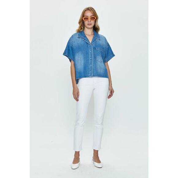 Pistola Bella Denim VISTA TOP SIZE M NWT - Picture 5 of 5